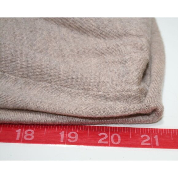 Paul Smith Mens XXL 100% Merino Wool Sweater Tan Crewneck Minimalist Luxury - Picture 6 of 8